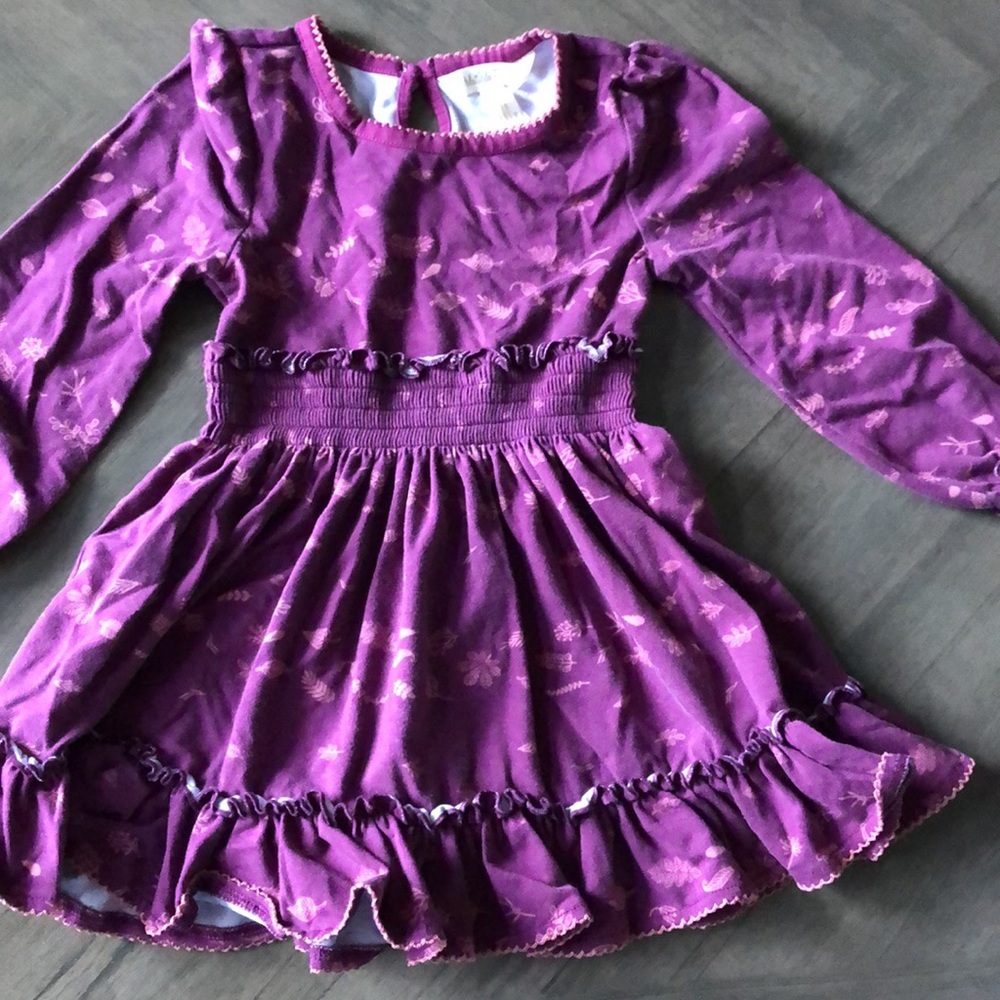 Matilda Jane Purple Leaves Apple Cider Dress